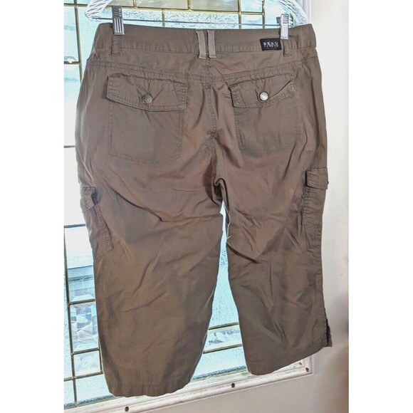 Beau Dawson women's tan size 12 capris preowned - Picture 3 of 6